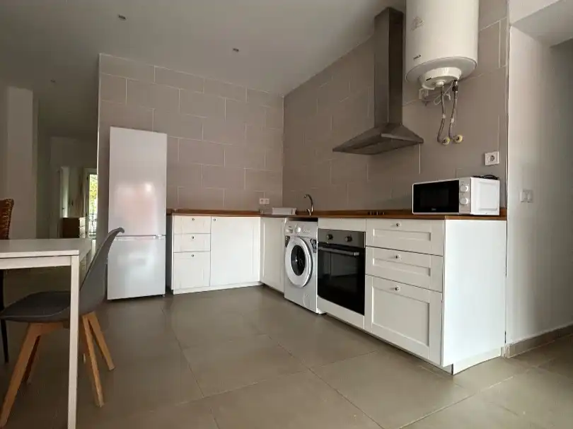 Piso de alquiler en Rambla, 162, Centre Cocina de Piso de alquiler en Sabadell con Amueblado