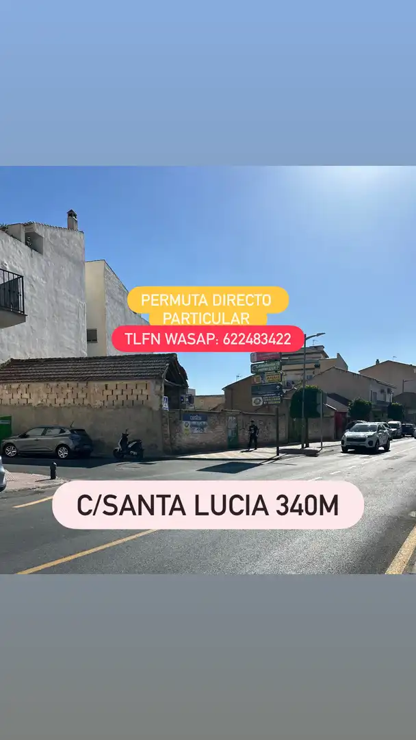 Terreno en venta en Calle Santa Lucía, 21, Parque de la Ermita Parking de Terreno en venta en Churriana de la Vega