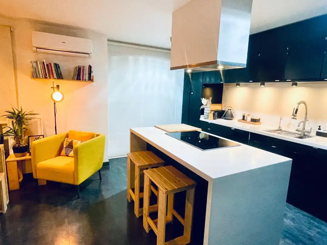 Casa adosada en venta en Carrer Mestre Serrano, 48, Benimuslem Cocina de Casa adosada en venta en Benimuslem con Aire acondicionado, Parquet y Terraza