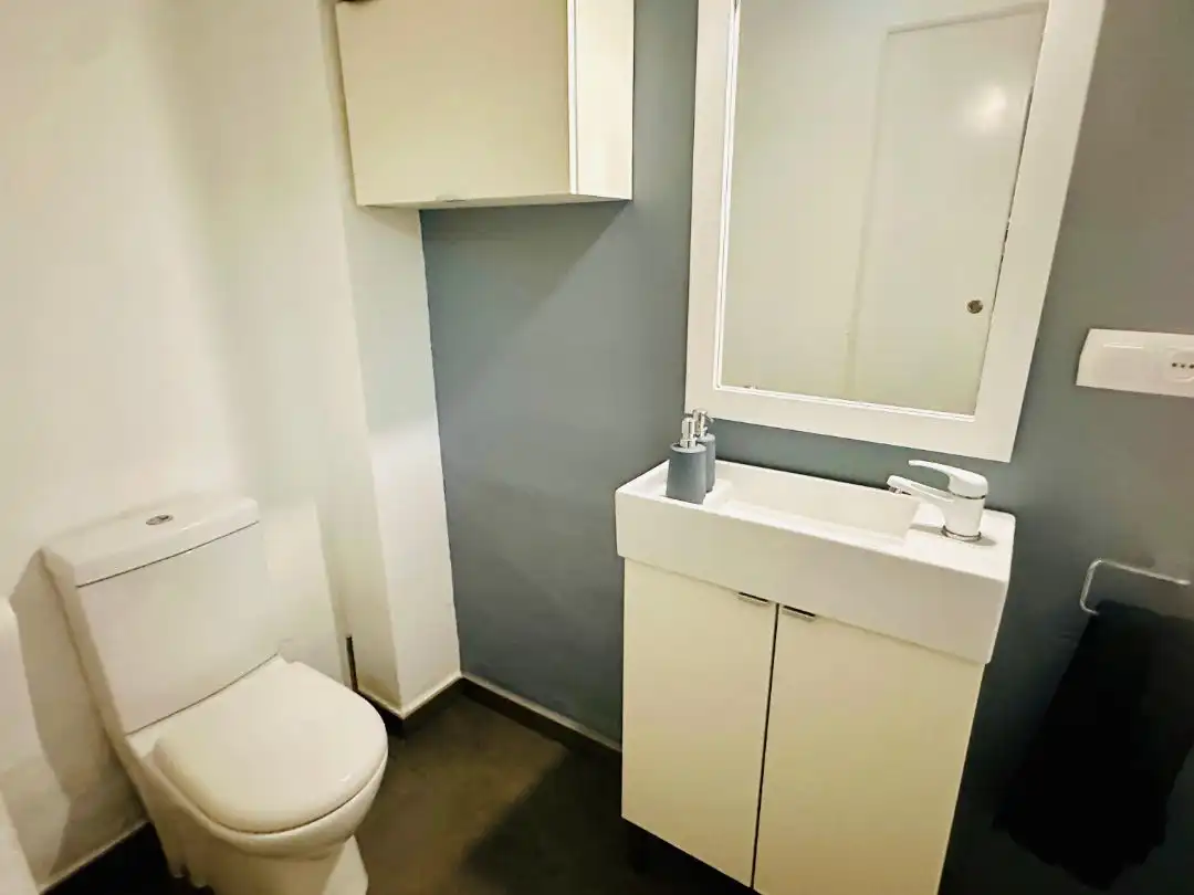 Casa adosada en venta en Carrer Mestre Serrano, 48, Benimuslem Baño de Casa adosada en venta en Benimuslem con Aire acondicionado, Parquet y Terraza