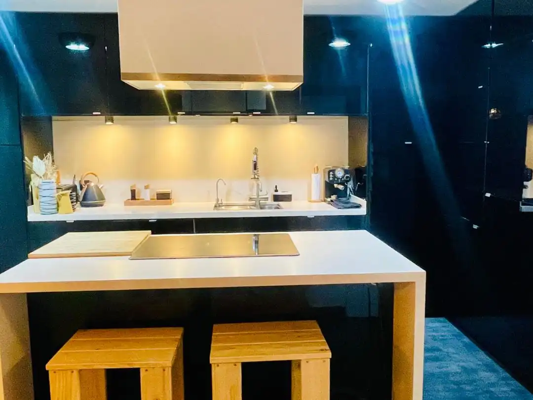 Casa adosada en venta en Carrer Mestre Serrano, 48, Benimuslem Cocina de Casa adosada en venta en Benimuslem con Aire acondicionado, Parquet y Terraza