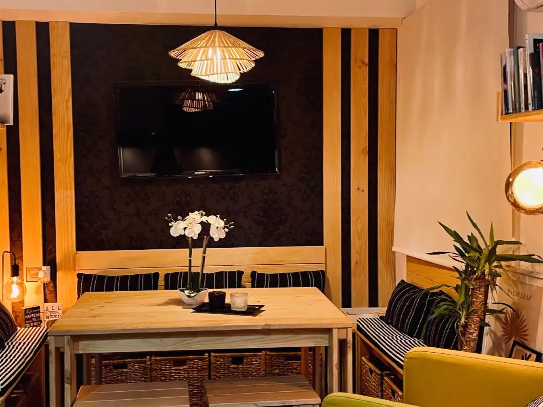 Casa adosada en venta en Carrer Mestre Serrano, 48, Benimuslem Comedor de Casa adosada en venta en Benimuslem con Aire acondicionado, Parquet y Terraza