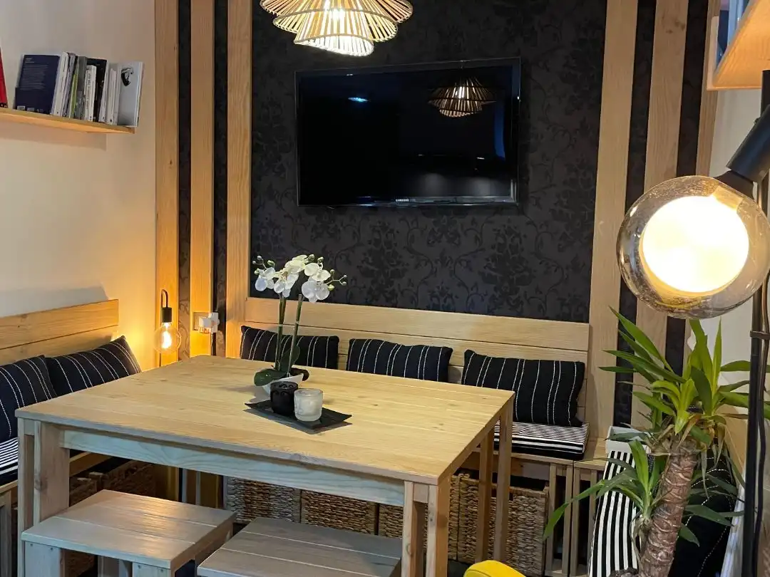 Casa adosada en venta en Carrer Mestre Serrano, 48, Benimuslem Comedor de Casa adosada en venta en Benimuslem con Aire acondicionado, Parquet y Terraza