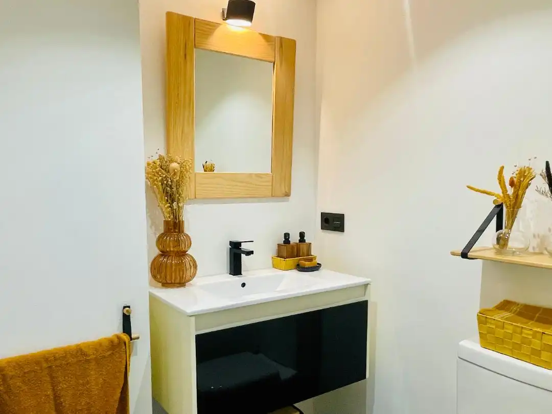 Casa adosada en venta en Carrer Mestre Serrano, 48, Benimuslem Baño de Casa adosada en venta en Benimuslem con Aire acondicionado, Parquet y Terraza