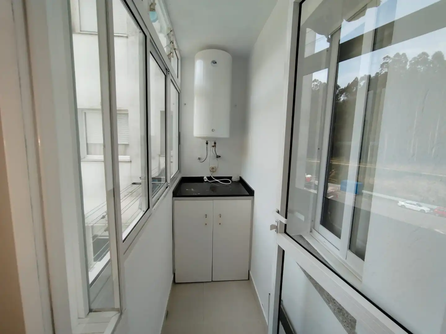 Flat for rent in Rúa Panasqueira, 5, O Milladoiro Balcony of Flat for rent in Ames with Heating, Parquet flooring and Furnished