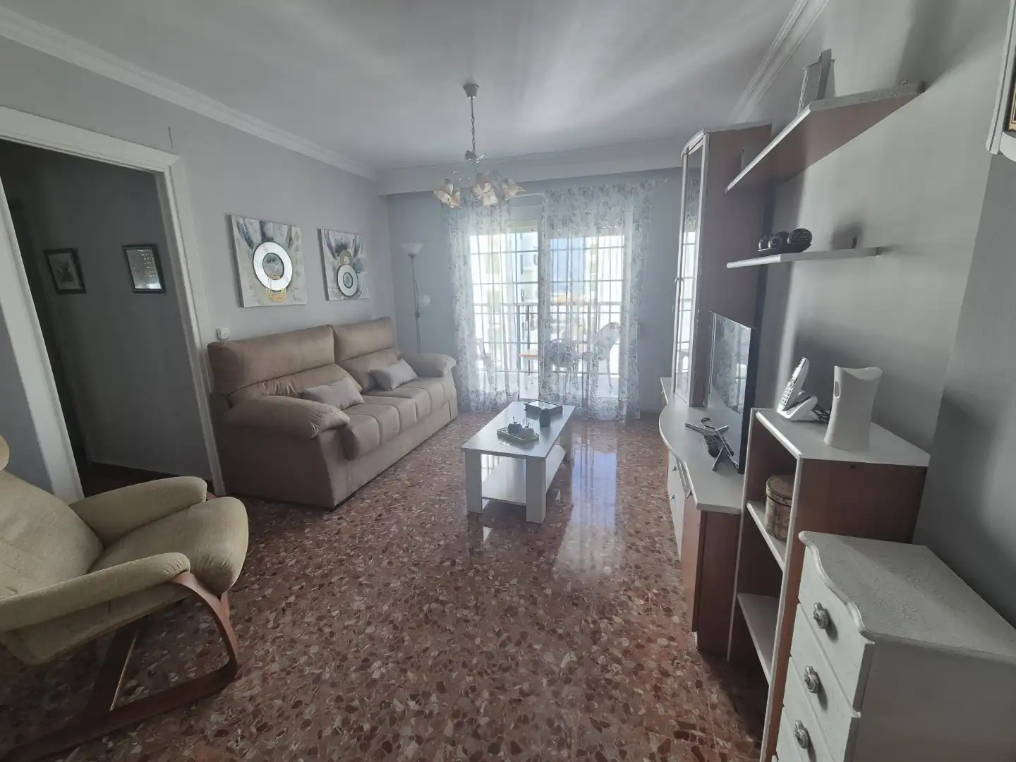 Flat for sale in Urbanizacion Mariana Pineda, 3, Algeciras Living room of Flat for sale in Algeciras with Air Conditioner and Balcony
