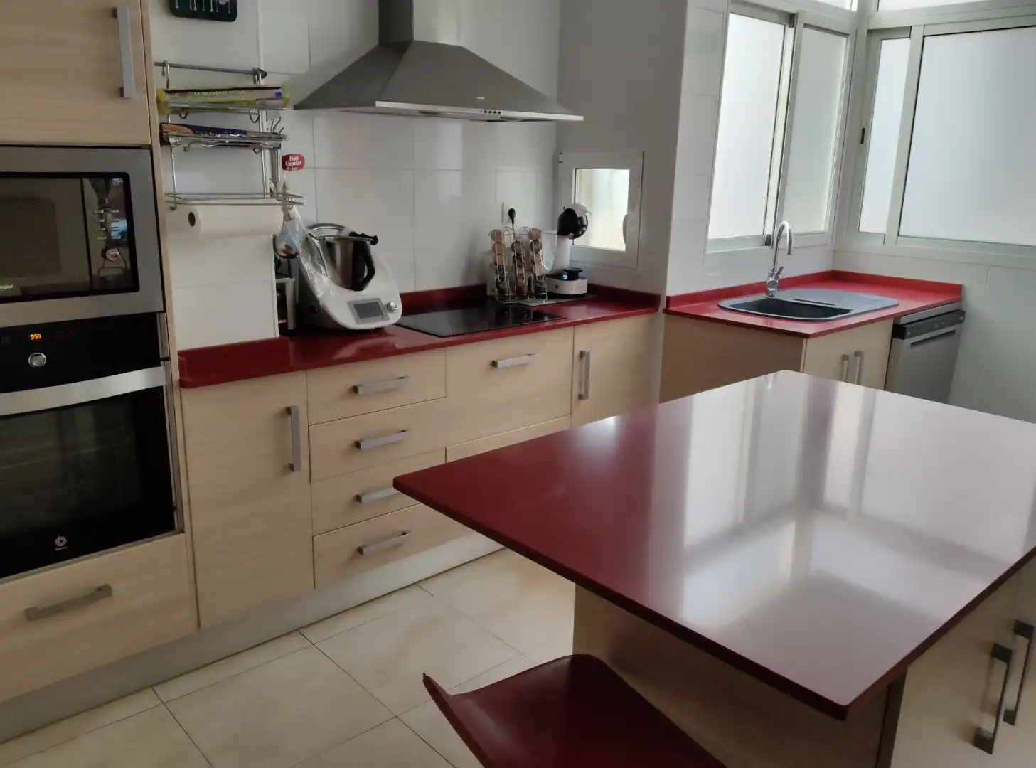 Piso en venta en Plaça del Centenari, 14, Santa Rosa Cocina de Piso en venta en Alcoy / Alcoi con Aire acondicionado