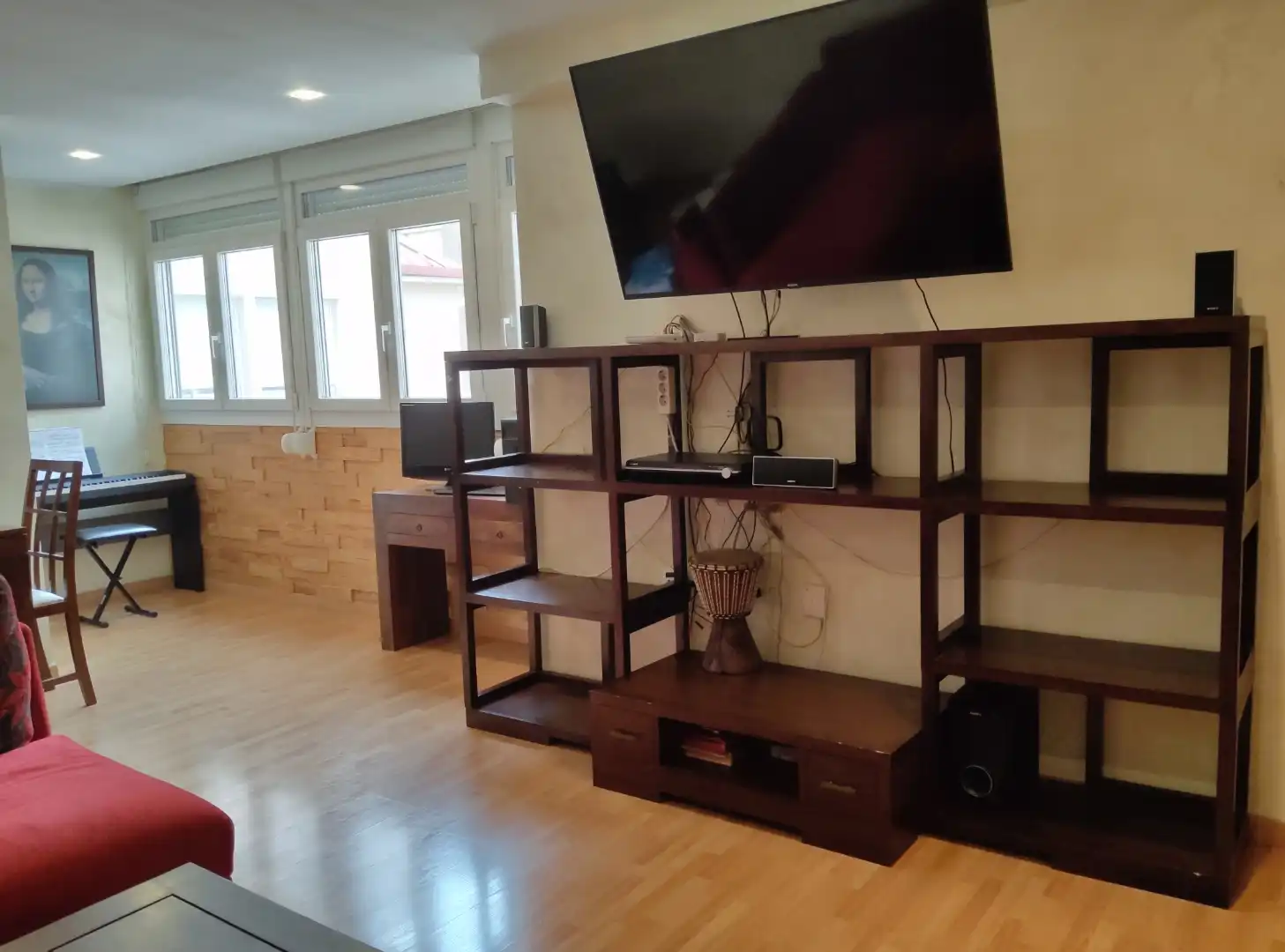 Piso en venta en Plaça del Centenari, 14, Santa Rosa Sala de estar de Piso en venta en Alcoy / Alcoi con Aire acondicionado