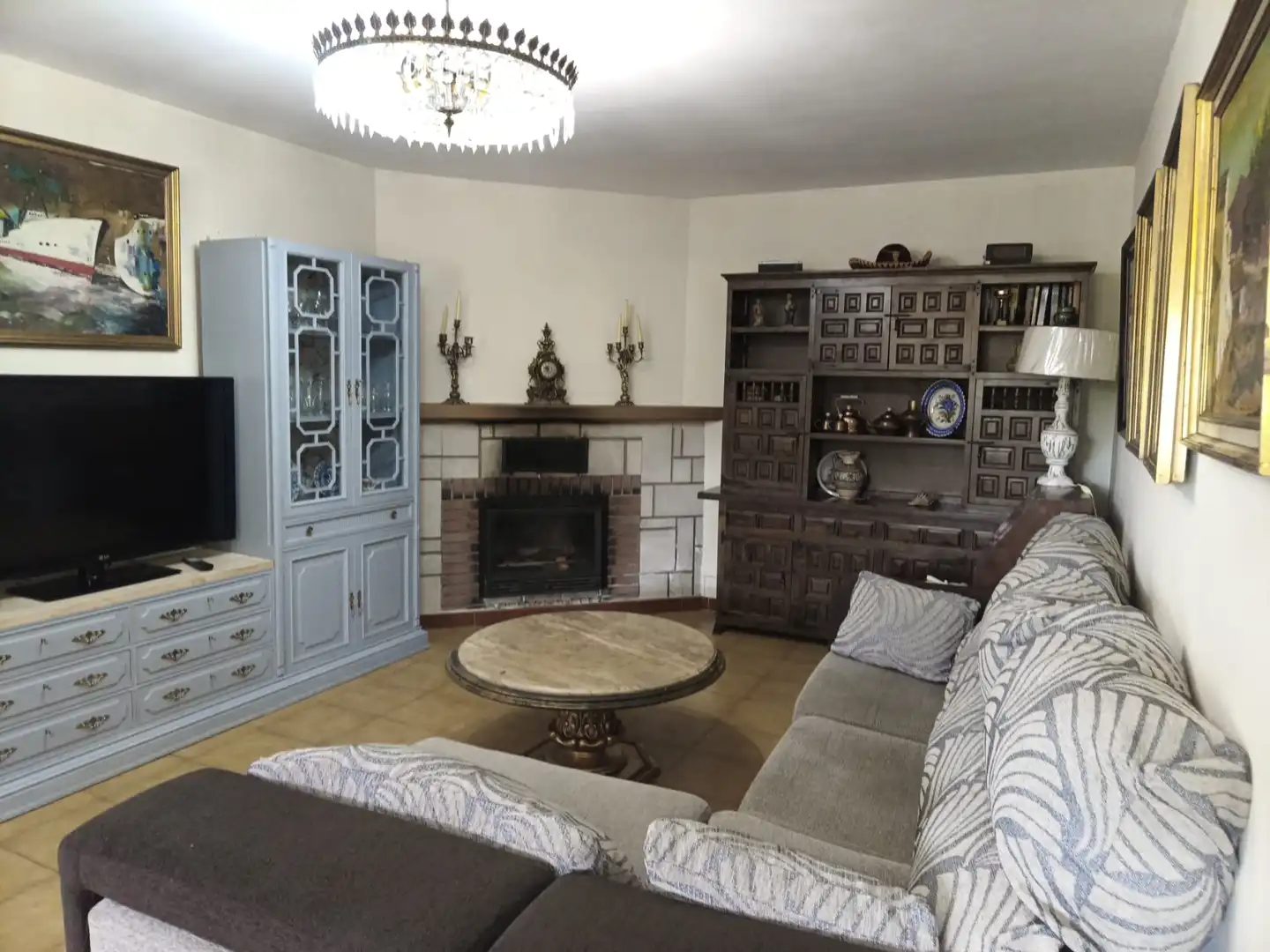 Casa o chalet en venta en Calle Llanos, 23, Mansilla de las Mulas Sala de estar de Casa o chalet en venta en Mansilla de las Mulas con Calefacción, Jardín privado y Terraza