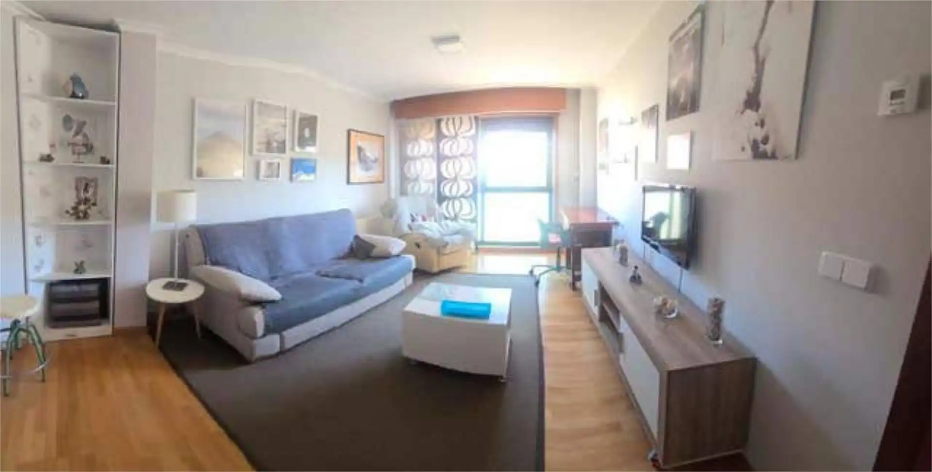 Piso de alquiler en Baiona Sala de estar de Piso de alquiler en Baiona con Calefacción y Amueblado