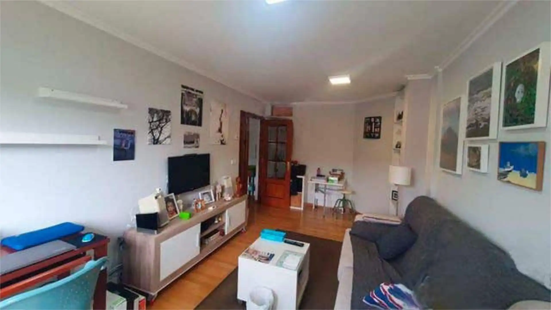 Piso de alquiler en Baiona Sala de estar de Piso de alquiler en Baiona con Calefacción y Amueblado