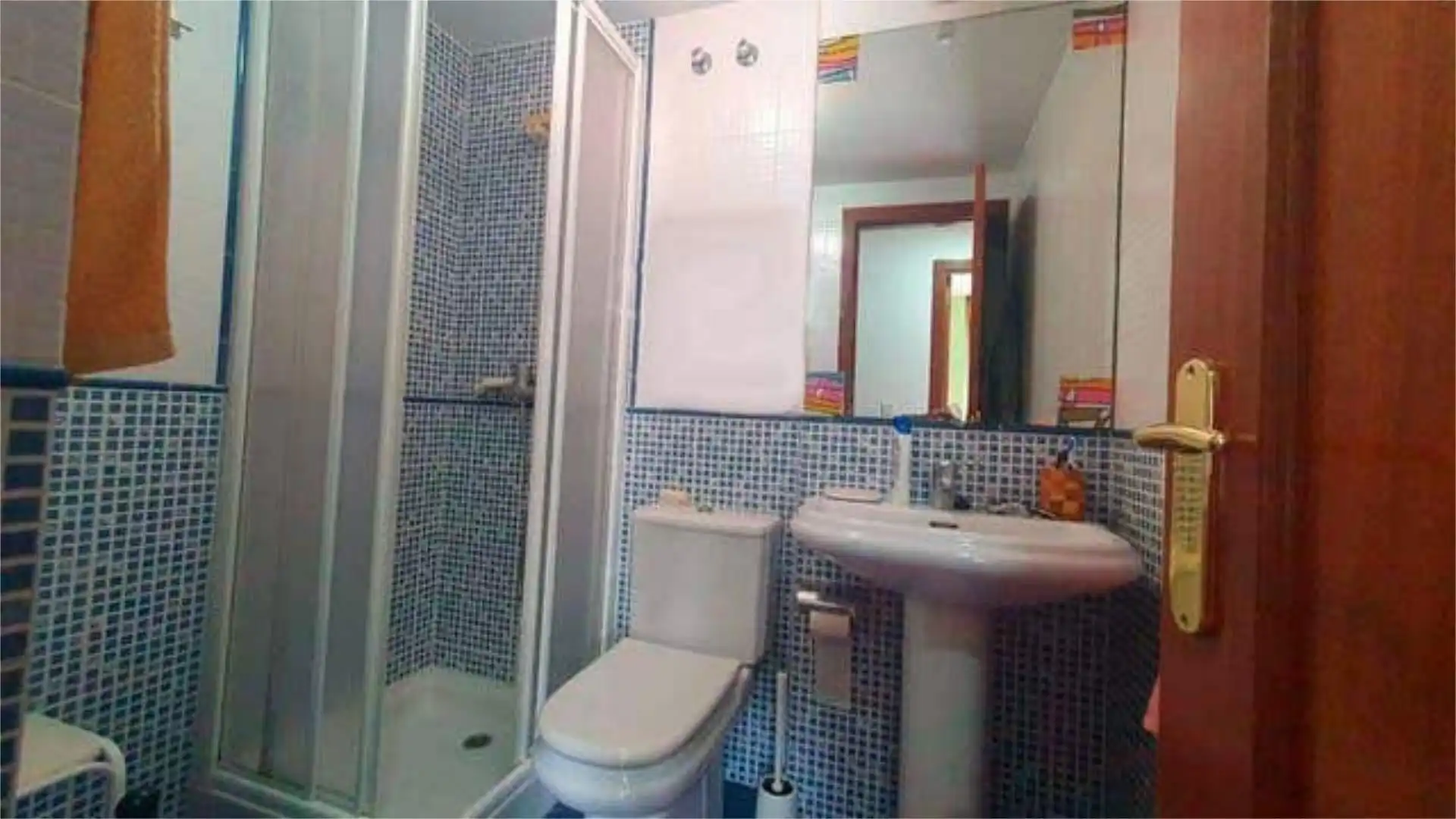 Piso de alquiler en Baiona Baño de Piso de alquiler en Baiona con Calefacción y Amueblado