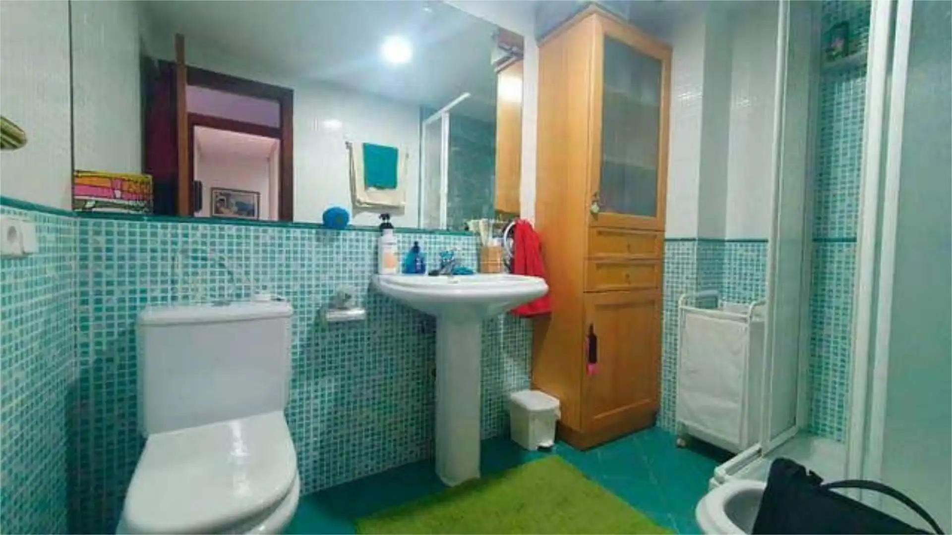 Piso de alquiler en Baiona Baño de Piso de alquiler en Baiona con Calefacción y Amueblado