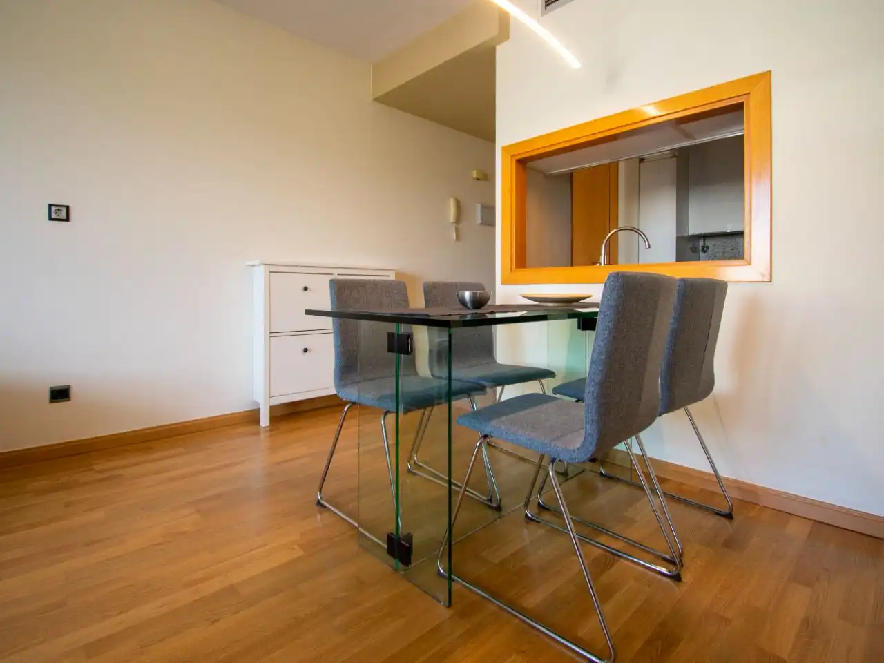 Piso de alquiler en Carrer Saragossa, 1, Castelldefels Comedor de Piso de alquiler en Castelldefels con Aire acondicionado, Piscina y Balcón