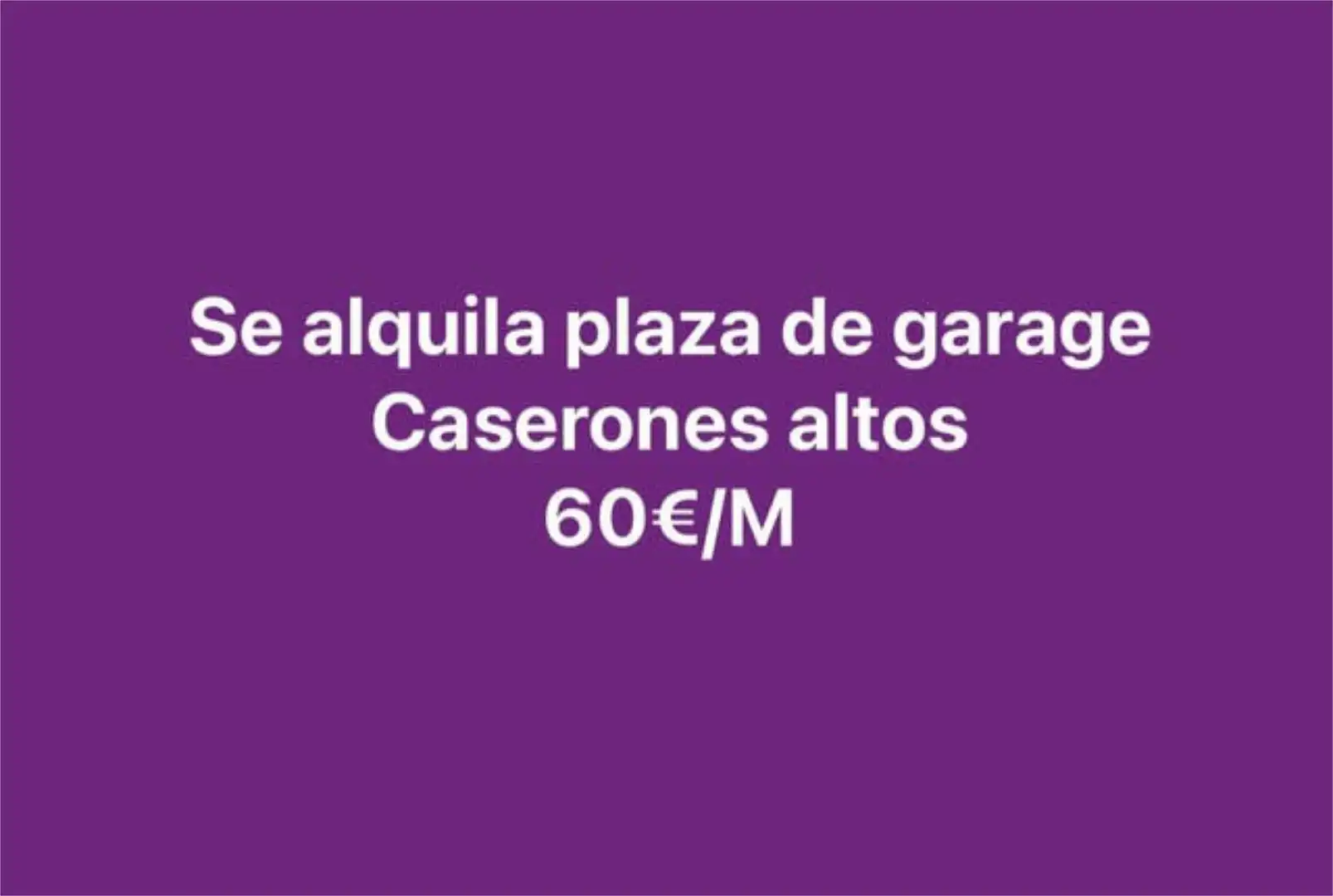 Garaje de alquiler en Telde