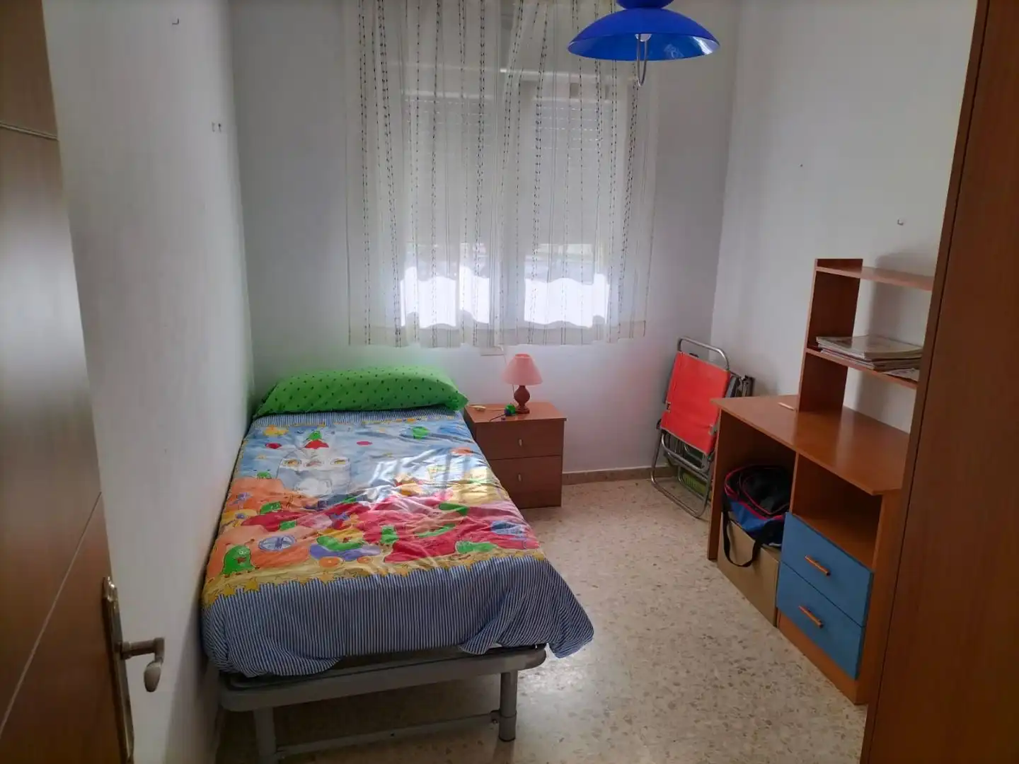 Flat for rent in Calle Zahara de la Sierra, Centro Bedroom of Flat for rent in Puerto Real with Air Conditioner, Terrace and Furnished