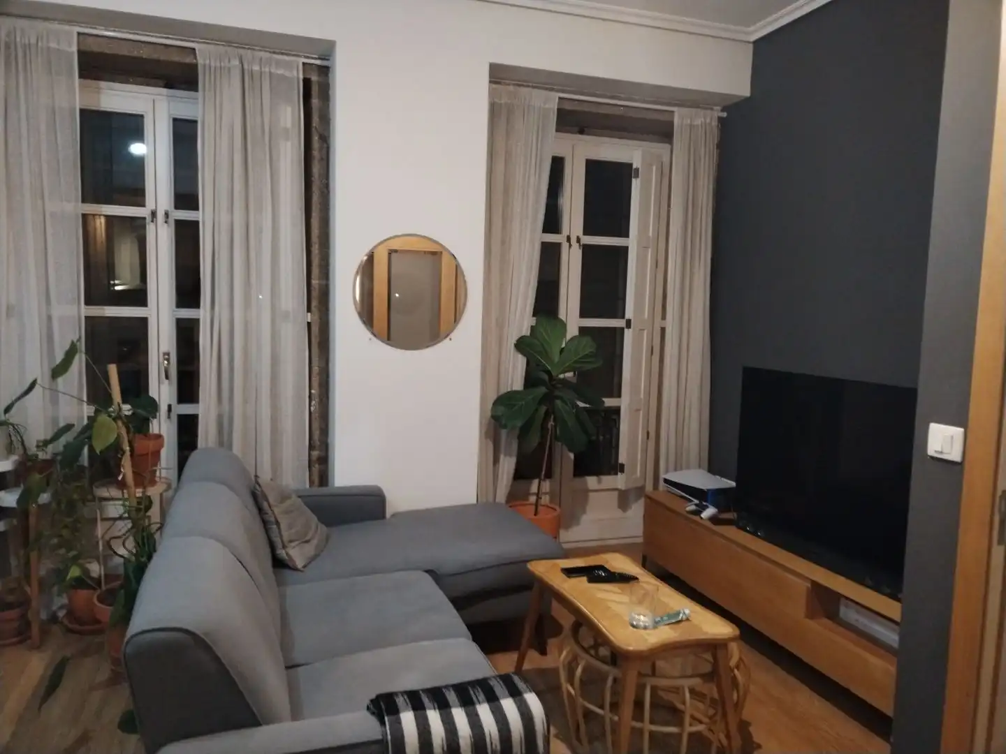 Flat for rent in Rúa Cardenal Cisneros, 8, Casco Viejo Living room of Flat for rent in Ourense Capital with Heating, Furnished and Video intercom