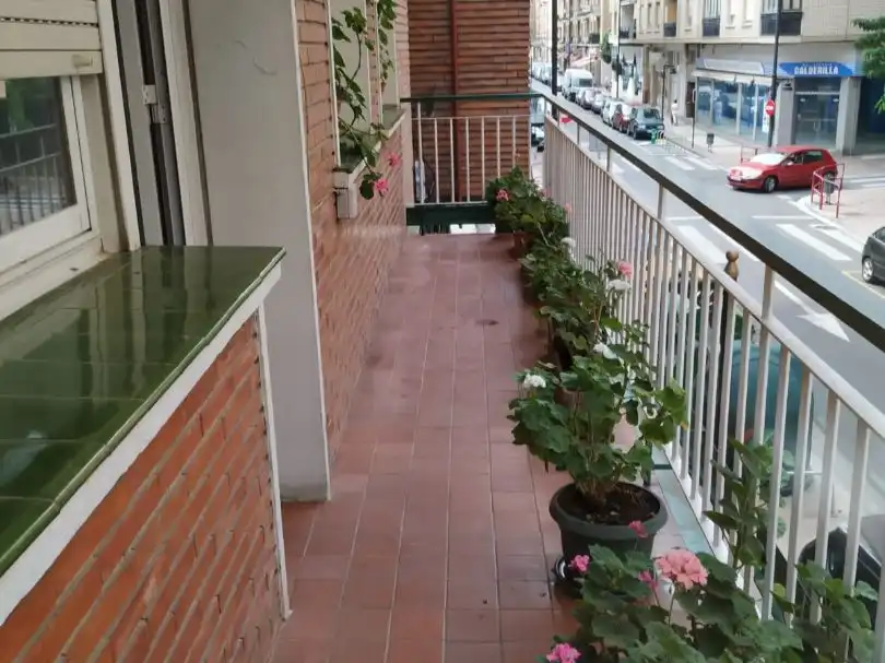 Flat for rent in Calle Capitán Gaona, 2, San Millán - Ayuntamiento Balcony of Flat for rent in Logroño with Heating, Parquet flooring and Terrace