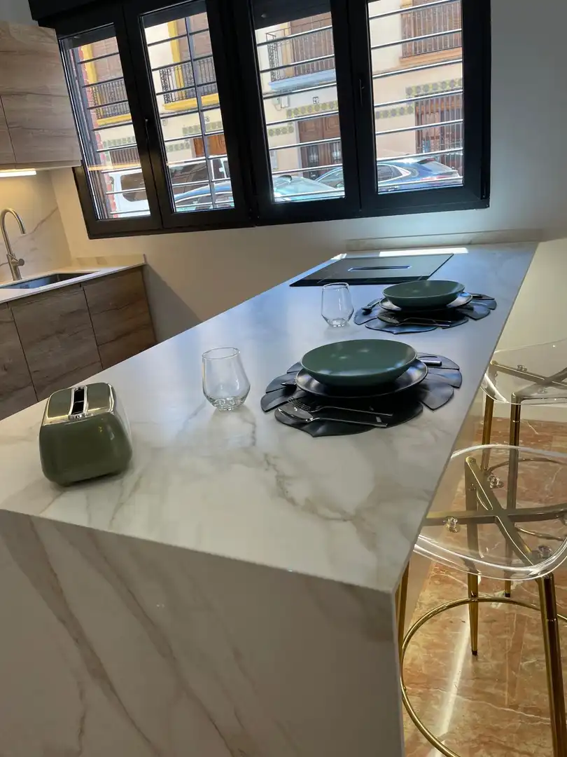 Piso de alquiler en Carrer de Maria Auxiliadora, 21, Torrefiel Cocina de Piso de alquiler en Valencia Capital con Aire acondicionado