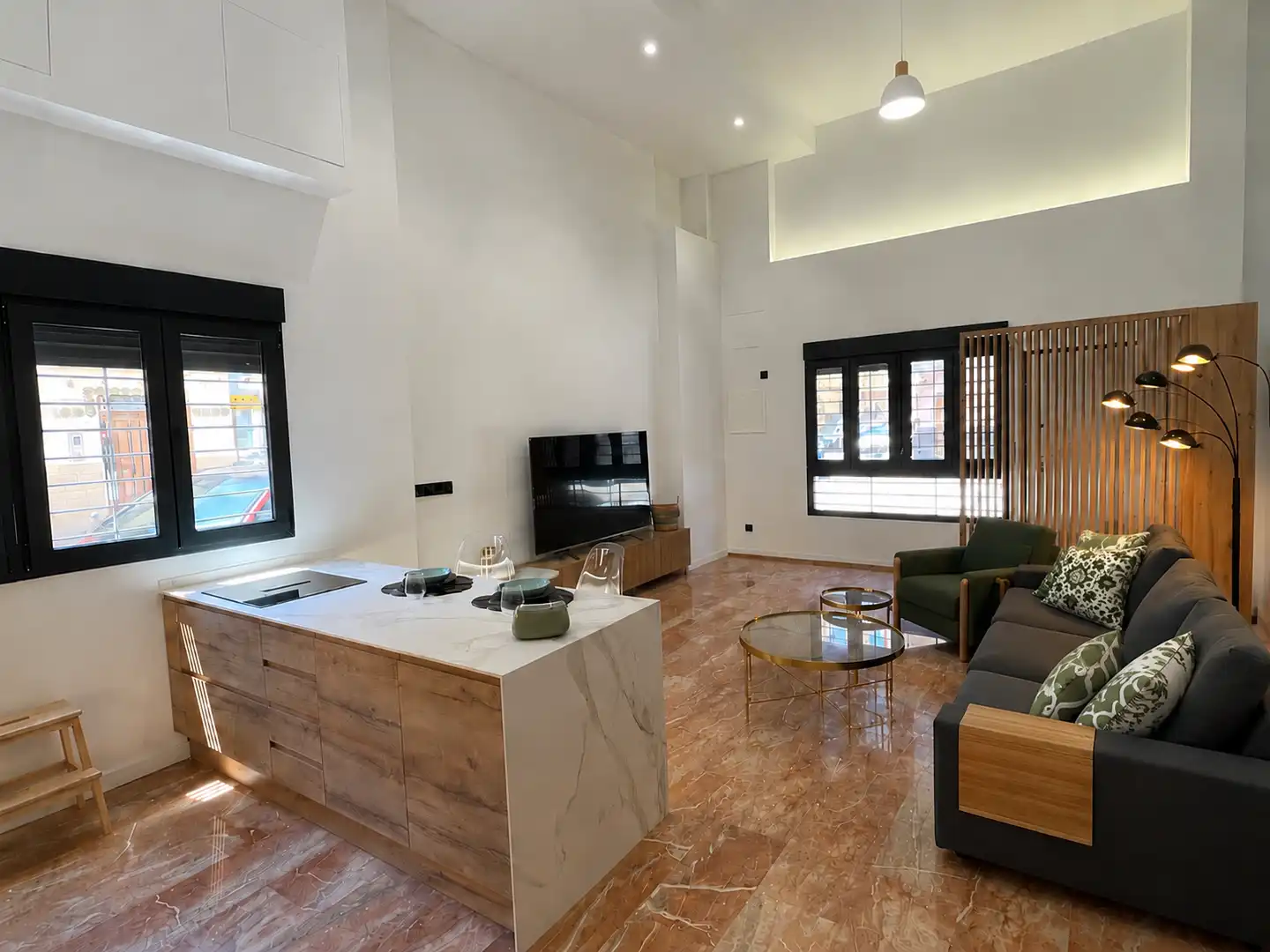 Piso de alquiler en Carrer de Maria Auxiliadora, 21, Torrefiel Sala de estar de Piso de alquiler en Valencia Capital con Aire acondicionado