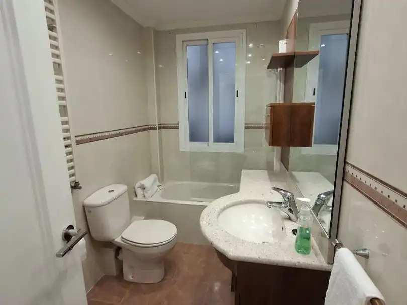 Flat for rent in Calle Marqués de la Ensenada, 36, Residencia Bathroom of Flat for rent in Logroño with Heating, Parquet flooring and Terrace