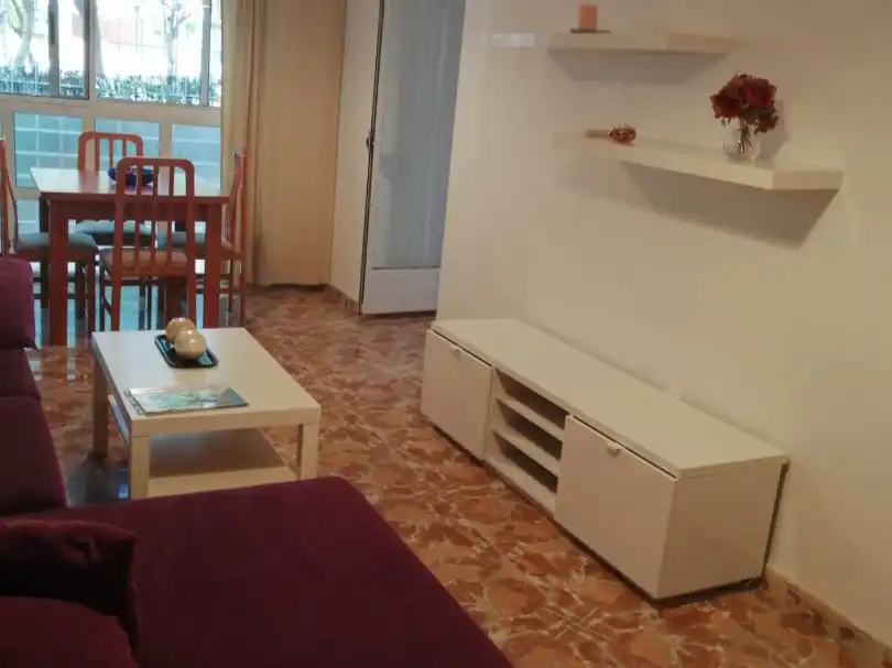 Piso de alquiler en Paseo Duques de Lugo, 8, El Ranero Sala de estar de Piso de alquiler en Murcia con Aire acondicionado, Jardín privado y Trastero
