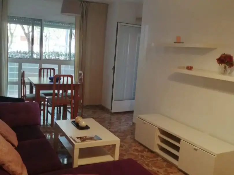 Piso de alquiler en Paseo Duques de Lugo, 8, El Ranero Sala de estar de Piso de alquiler en Murcia con Aire acondicionado, Jardín privado y Trastero