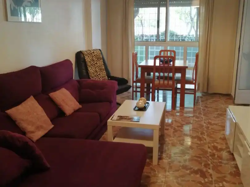 Piso de alquiler en Paseo Duques de Lugo, 8, El Ranero Sala de estar de Piso de alquiler en Murcia con Aire acondicionado, Jardín privado y Trastero