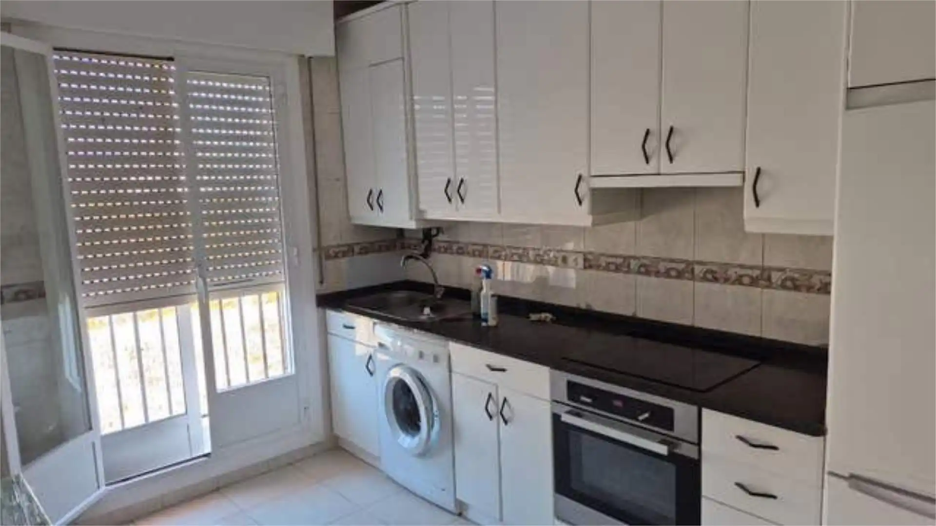 Kitchen of Flat for rent in Huércanos  with Heating, Terrace and Furnished