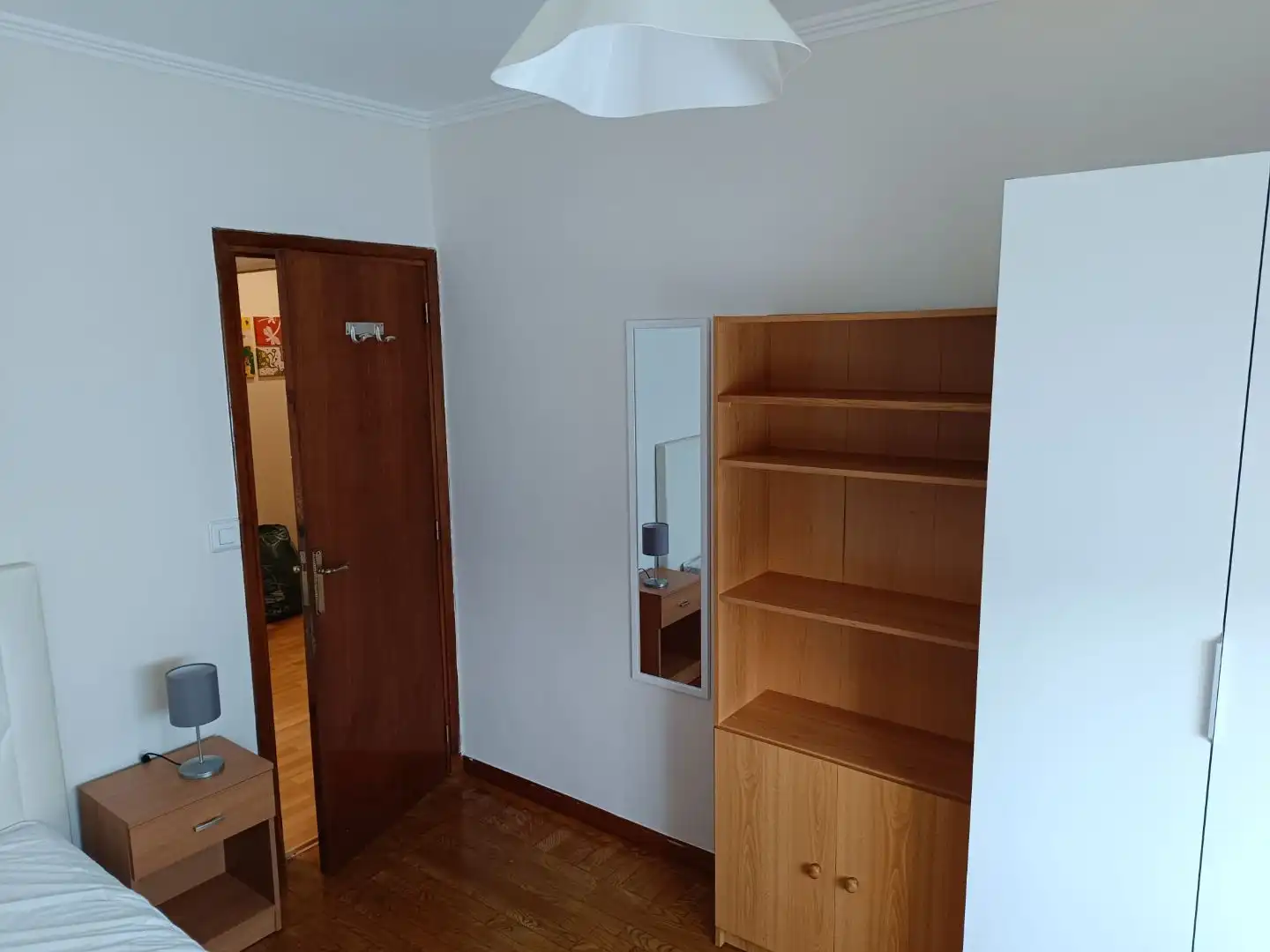 Pis de lloguer a Rúa San Roque, 53, San Roque - As Fontiñas Dormitori de Pis de lloguer en Lugo amb Calefacció, Parquet i Traster