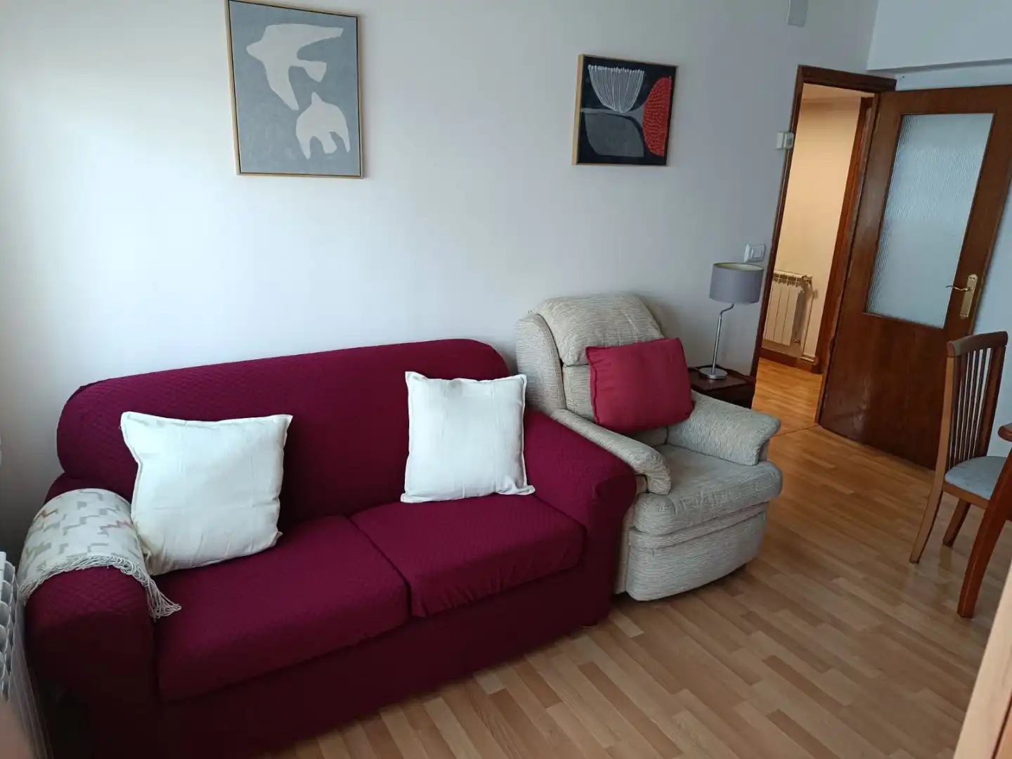Pis de lloguer a Rúa San Roque, 53, San Roque - As Fontiñas Sala d'estar de Pis de lloguer en Lugo amb Calefacció, Parquet i Traster
