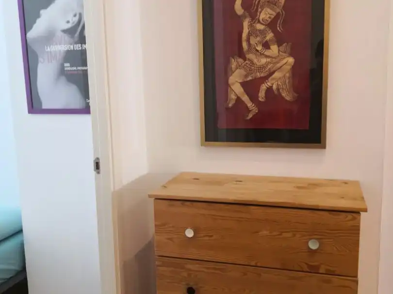 Flat for rent in Carrer d'Ernest Anastasio, El Cabanyal - El Canyamelar Bedroom of Flat for rent in Valencia with Air Conditioner, Heating and Parquet flooring