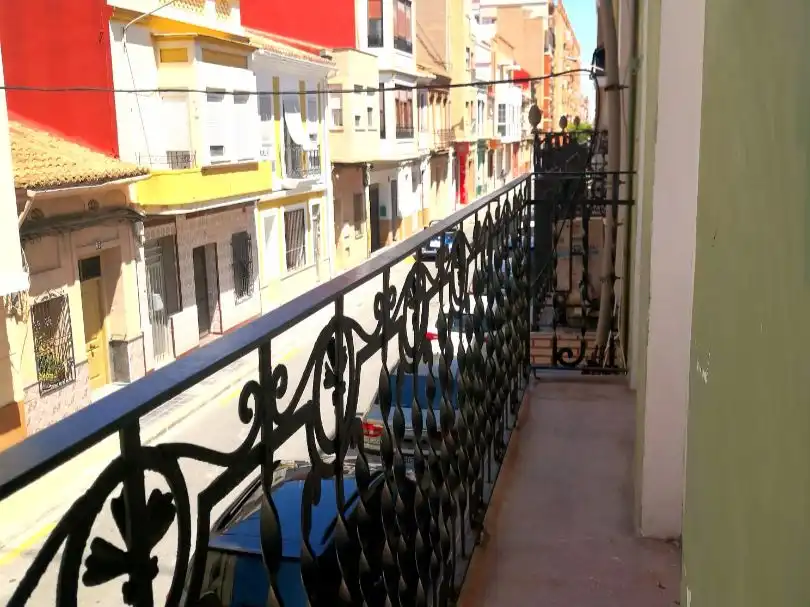 Flat for rent in Carrer d'Ernest Anastasio, El Cabanyal - El Canyamelar Balcony of Flat for rent in Valencia with Air Conditioner, Heating and Parquet flooring