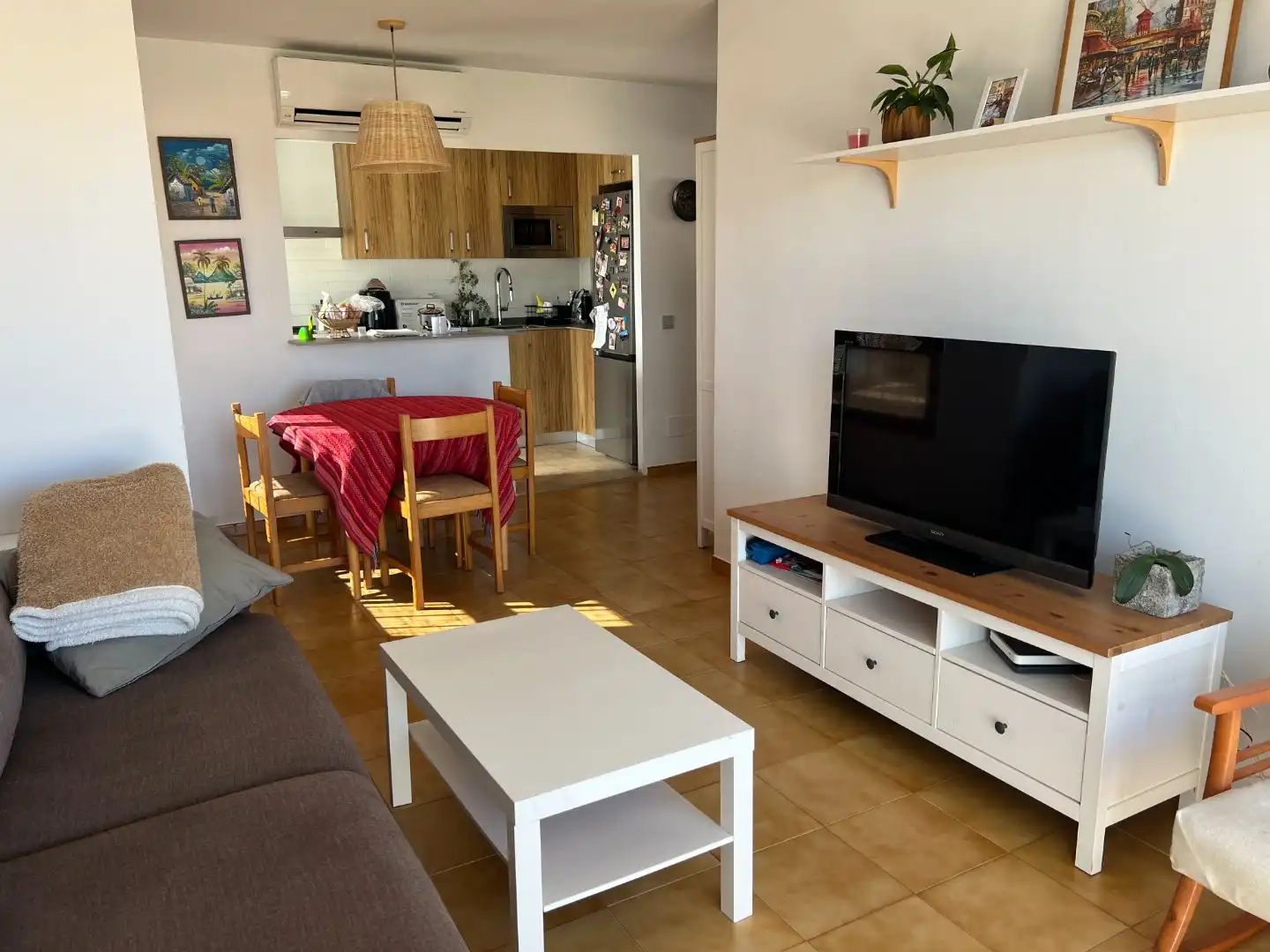 Sala d'estar de Pis en venda en Calvià amb Aire condicionat, Calefacció i Terrassa