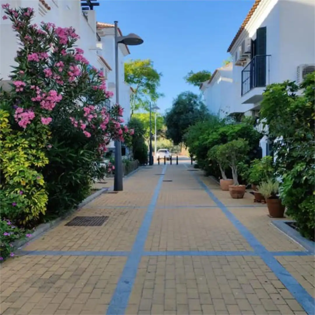 Exterior view of Houses for rent in El Portil  with Terrace, Storage room and Furnished