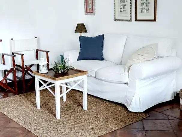Apartamento de alquiler en Avenida los Sauces, 2, El Zaudín - Club de Golf Sala de estar de Apartamento de alquiler en Bormujos con Aire acondicionado, Calefacción y Jardín privado