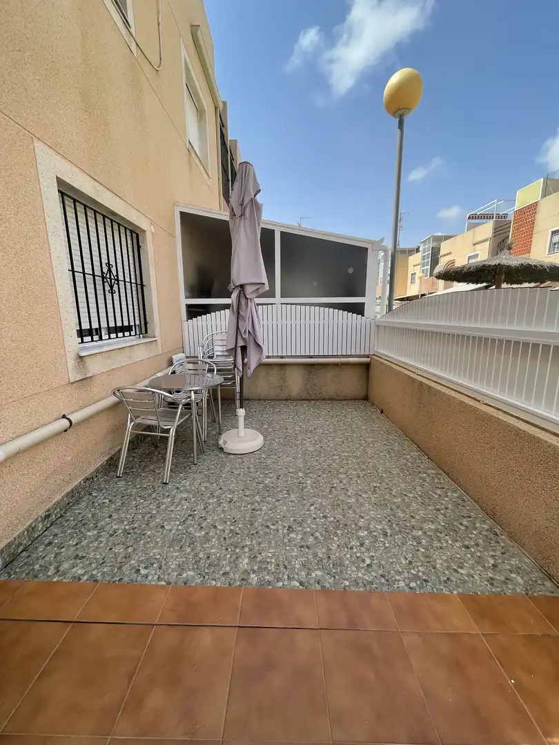 Planta baixa de lloguer a Calle Alcalá de Henares, 151, Santiago de la Ribera Terrassa de Planta baixa de lloguer en San Javier amb Aire condicionat, Calefacció i Jardí privat