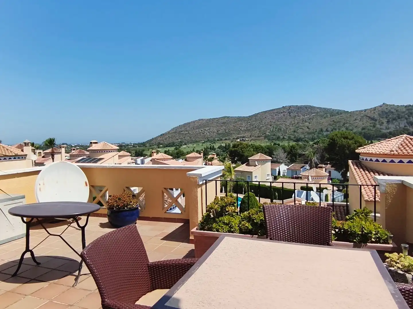Flat for rent in Avenida de la Marina Alta, 6, Pedreguer Terrace of Flat for rent in Pedreguer with Air Conditioner, Private garden and Terrace
