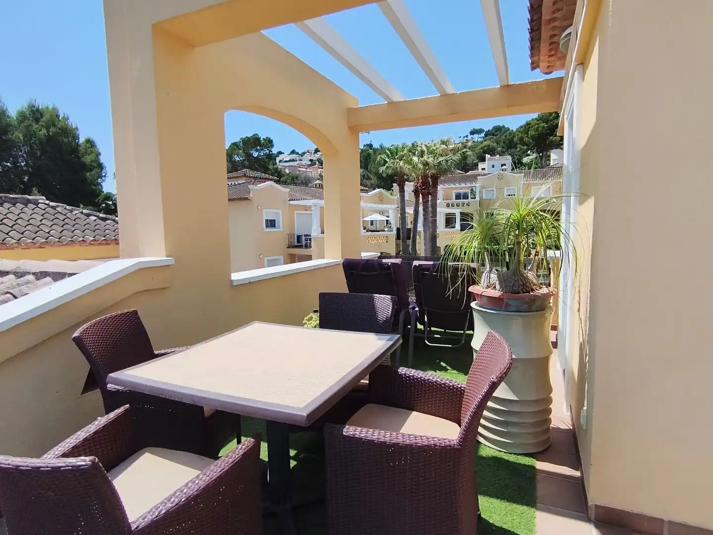 Flat for rent in Avenida de la Marina Alta, 6, Pedreguer Terrace of Flat for rent in Pedreguer with Air Conditioner, Private garden and Terrace