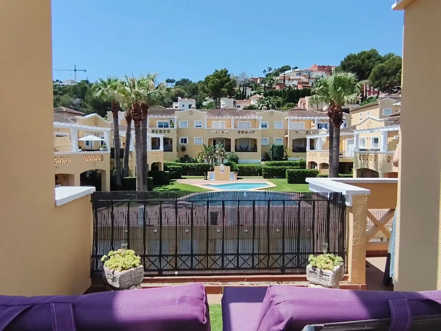 Flat for rent in Avenida de la Marina Alta, 6, Pedreguer Exterior view of Flat for rent in Pedreguer with Air Conditioner, Private garden and Terrace