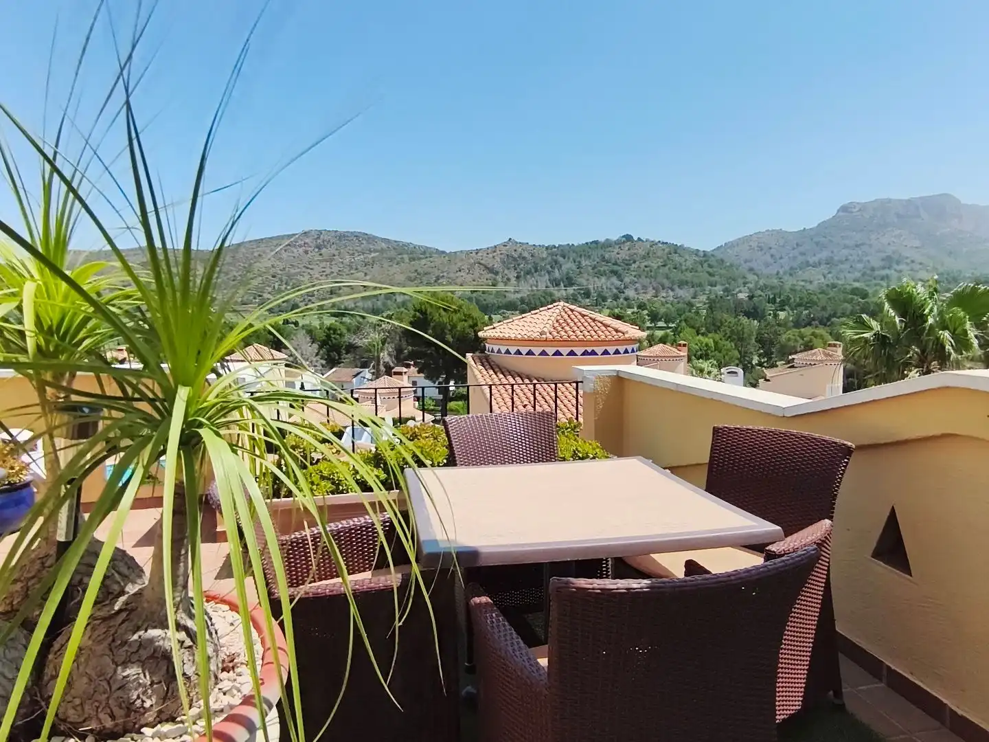 Flat for rent in Avenida de la Marina Alta, 6, Pedreguer Terrace of Flat for rent in Pedreguer with Air Conditioner, Private garden and Terrace