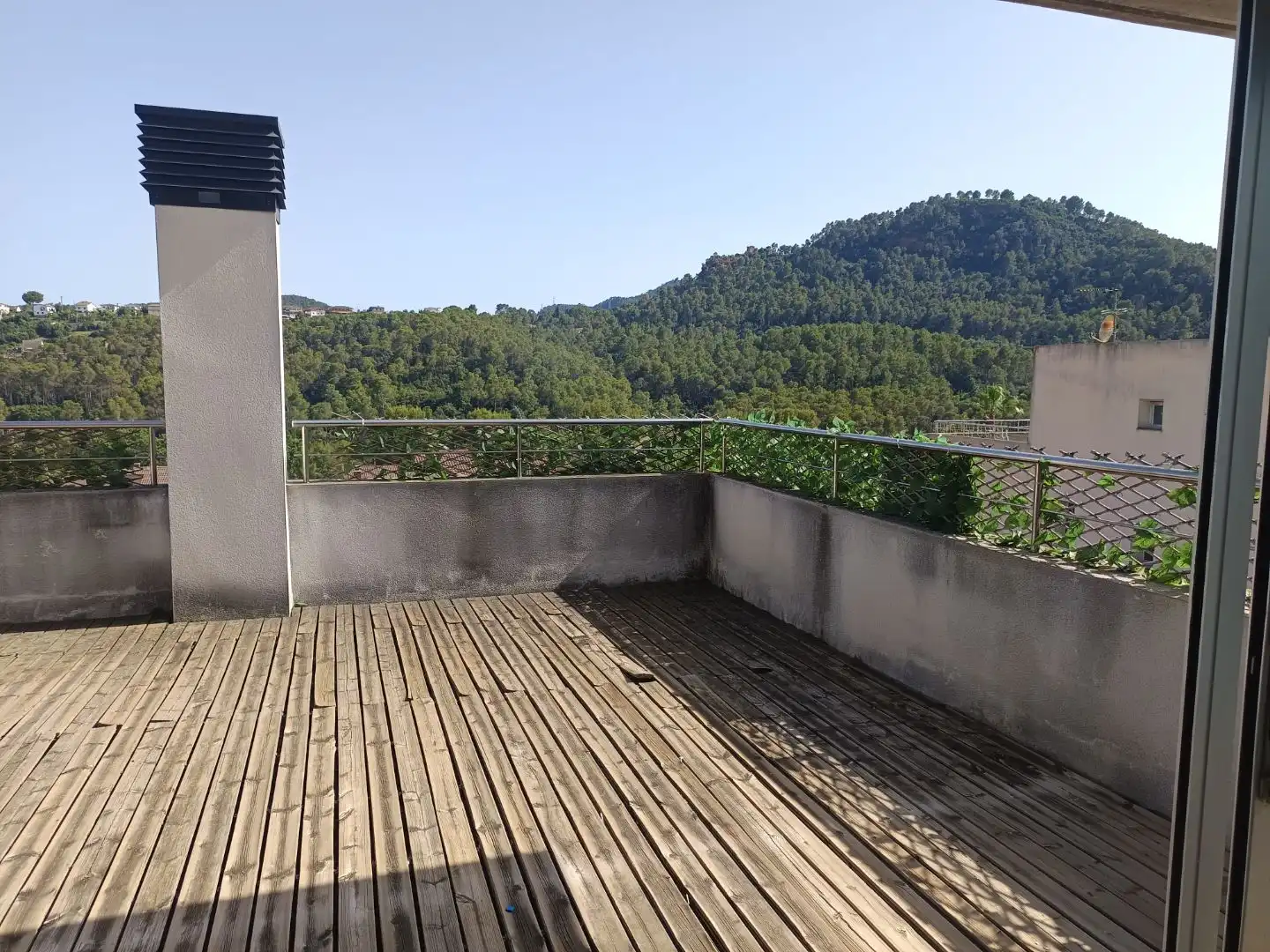 Terrace of Flat for rent in Cervelló  with Heating, Private garden and Parquet flooring