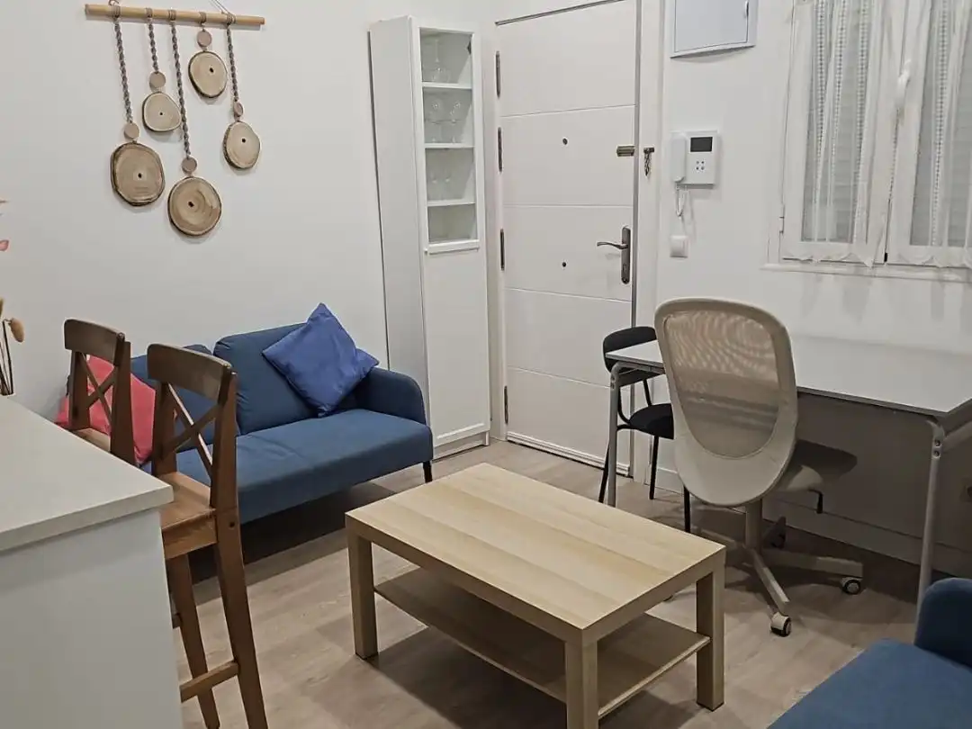 Sala d'estar de Pis de lloguer en  Madrid Capital amb Aire condicionat
