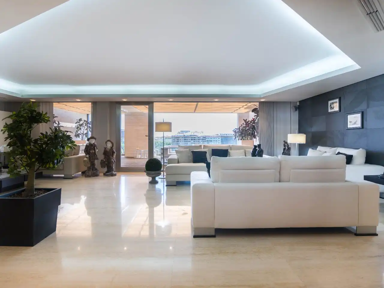 Piso en venta en Avinguda de Jacinto Benavente, 11, Valencia Capital Sala de estar de Piso en venta en Valencia Capital con Aire acondicionado y Terraza
