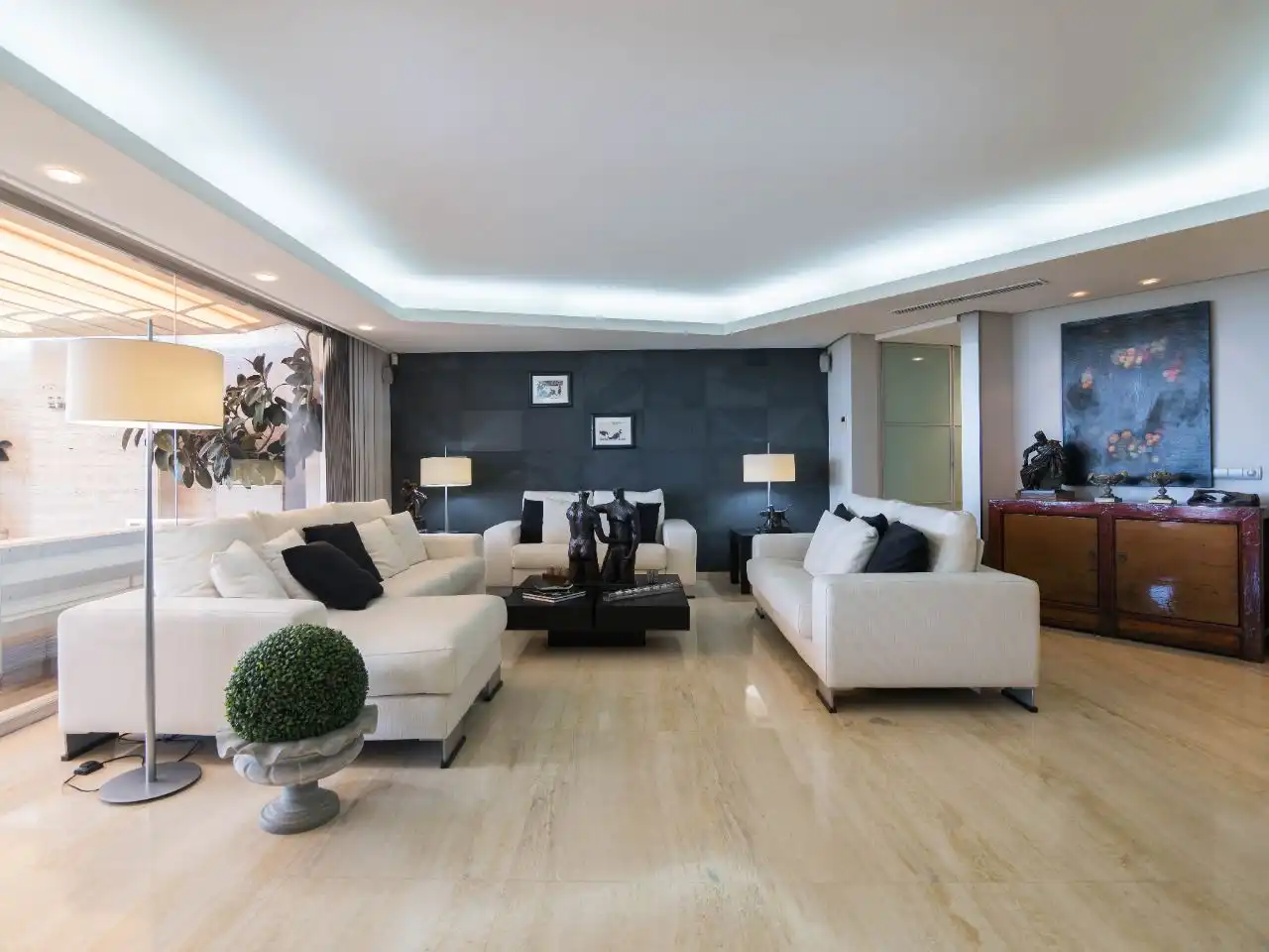 Piso en venta en Avinguda de Jacinto Benavente, 11, Valencia Capital Sala de estar de Piso en venta en Valencia Capital con Aire acondicionado y Terraza