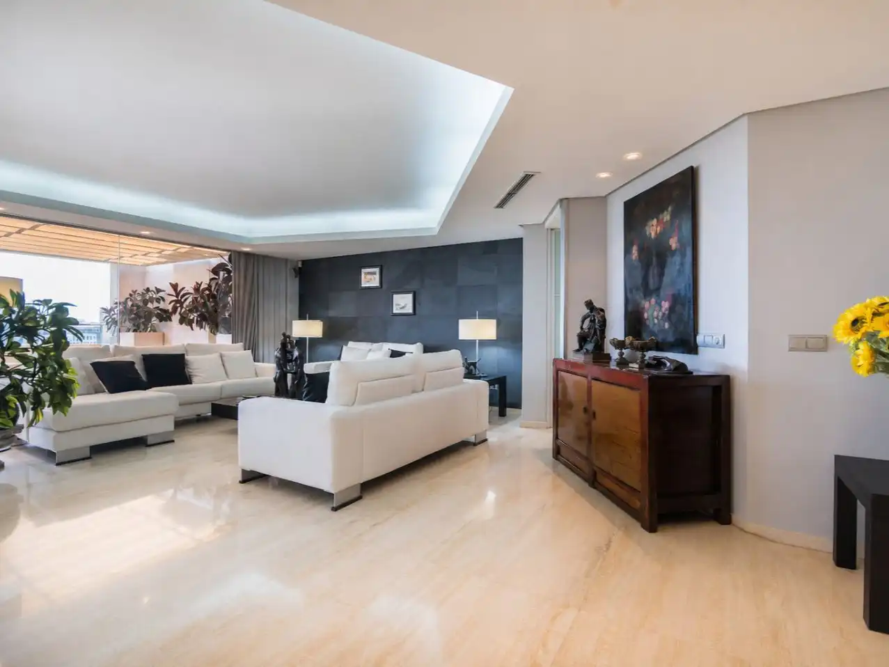 Piso en venta en Avinguda de Jacinto Benavente, 11, Valencia Capital Sala de estar de Piso en venta en Valencia Capital con Aire acondicionado y Terraza