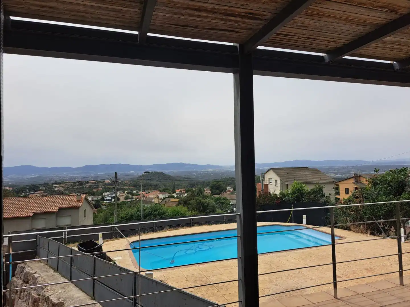 Piscina de Casa o chalet de alquiler en Bigues i Riells del Fai con Aire acondicionado, Calefacción y Jardín privado