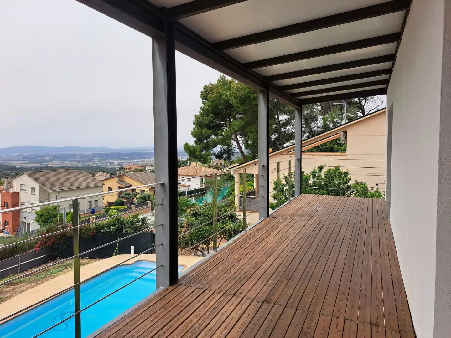 Terraza de Casa o chalet de alquiler en Bigues i Riells del Fai con Aire acondicionado, Calefacción y Jardín privado
