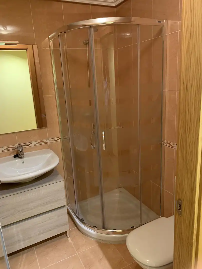 Flat for rent in Calle, 22, Flores de Sil - La Placa Bathroom of Flat for rent in Ponferrada with Heating, Parquet flooring and Storage room