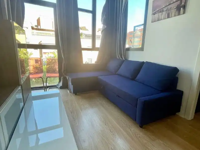 Piso en venta en Calle Martín Muñoz de las Posadas, 8, Ensanche de Vallecas - La Gavia Sala de estar de Piso en venta en Madrid con Aire acondicionado, Calefacción y Jardín privado